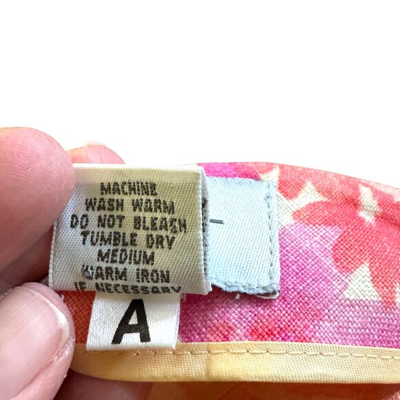 LOFT 100% Linen Brightly Colored Colorful Floral Print Lightweight Cool Size 14P - Picture 7 of 10